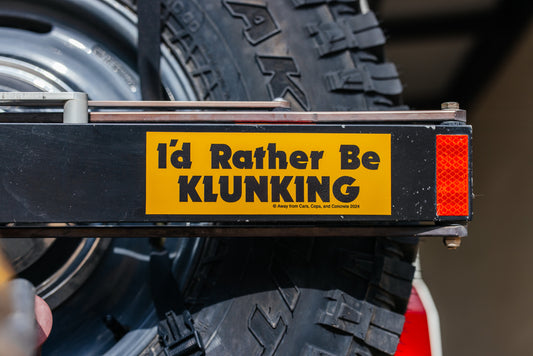 PREORDER - Sticker - I'd Rather Be Klunking